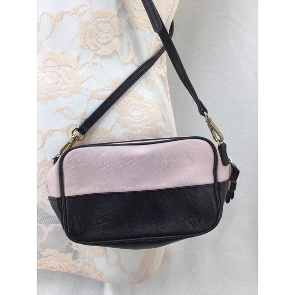 Victoria's Secret Black Pink Crossbody Bag - Picture 16 of 16